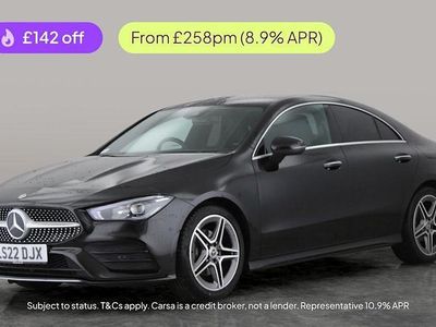 Black Used 2022 Mercedes CLA180 AMG Line Premium Sedan | £22,688 (Fair price)