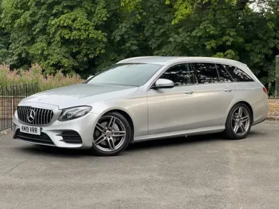 Used Mercedes E220 AMG line 2019 Silver Estate