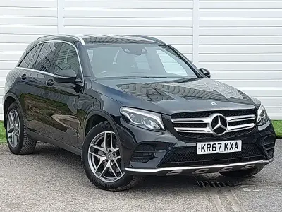Used Mercedes GLC220 AMG line 170 HP (125 kW) 2017 Black SUV