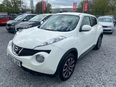 Begagnad Nissan Juke Tekna 110 HK (80 kW) 2013 Vit SUV