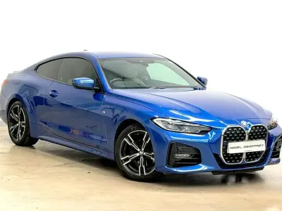 Used BMW 420 Coupé M Sport 184 HP (135 kW) 2021 Blue Coupe