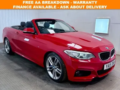 Used BMW 220 M Sport 2015 Red Cabriolet