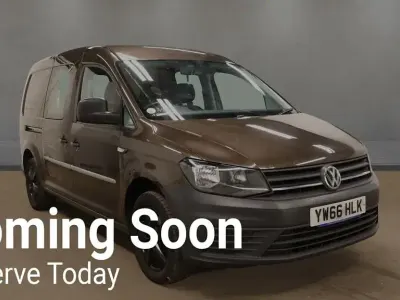 Used VW Caddy Maxi 102 HP (75 kW) 2017 Brown MPV