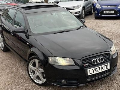 Used Audi A3 S-Line 170 HP (125 kW) 2008 Black Hatchback
