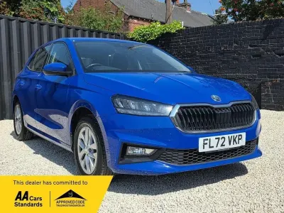 Used Skoda Fabia Comfort 80 HP (58 kW) 2022 Blue Hatchback