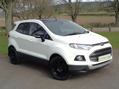 Used Ford Ecosport Titanium 95 HP (69 kW) 2017 Diamond white SUV