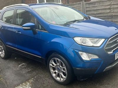 Used Ford Ecosport Titanium 125 HP (91 kW) 2018 Blue SUV