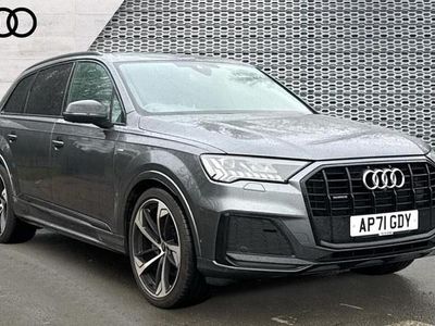 Grey Used 2022 Audi Q7 Black Edition SUV | £44,990 (Fair price)