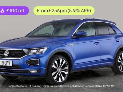 Blue Used 2021 VW T-Roc R-line SUV | £18,419 (Fair price)