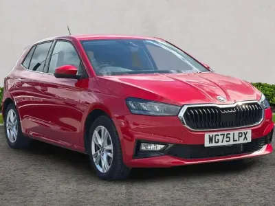 Used Skoda Fabia SE L 147 HP (108 kW) 2025 Velvet red metallic Hatchback