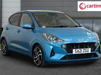 Used Hyundai i10 Premium 67 HP (49 kW) 2021 Turquoise Hatchback