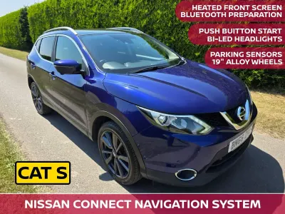 Used Nissan Qashqai Tekna 110 HP (80 kW) 2016 Blue SUV