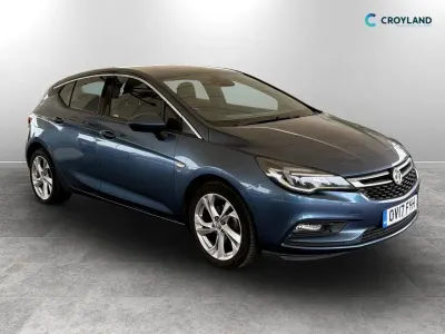Used Vauxhall Astra SRi 150 HP (110 kW) 2017 Blue Hatchback