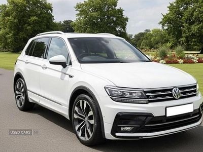 White Used 2018 VW Tiguan R-line SUV | £17,445 (Fair price)