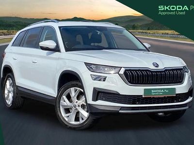 Used Skoda Kodiaq SE L Executive 147 HP (108 kW) 2024 Moon white metallic SUV
