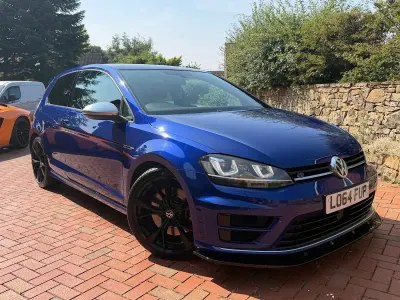 Used VW Golf VII R 2014 Blue Hatchback