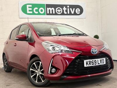 Used Toyota Yaris Hybrid 2019 Red Hatchback