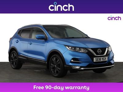 Blue Used 2018 Nissan Qashqai N-Connecta SUV | £9,899 (Fair price)