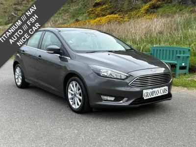 Used Ford Focus Titanium 125 HP (91 kW) 2018 Grey Hatchback