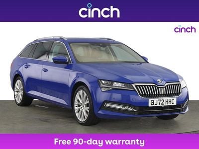Blue Used 2022 Skoda Superb SE L Estate | £19,049 (Fair price)
