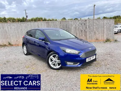 Used Ford Focus Titanium 120 HP (88 kW) 2018 Blue Hatchback