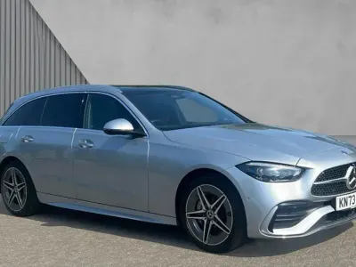 Used Mercedes C300e AMG Line Premium Plus 313 HP (230 kW) 2023 Silver Estate
