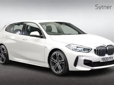Used BMW 118 M Sport 138 HP (101 kW) 2020 White Hatchback
