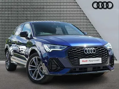 Used Audi Q3 Black Edition 150 HP (110 kW) 2021 Blue SUV