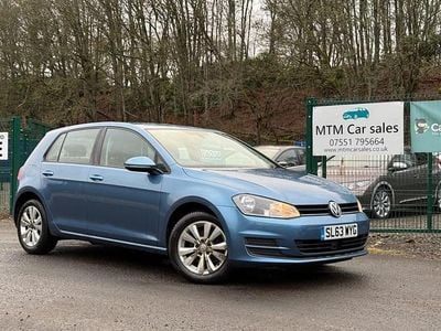 Used VW Golf VII SE 122 HP (89 kW) 2013 Blue Hatchback