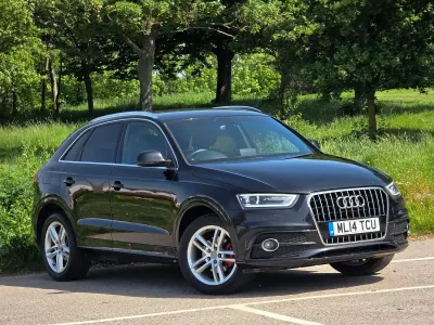 Usado Audi Q3 S-Line 140 CV (102 kW) 2014 Negro SUV