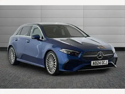 Used Mercedes A180 AMG Line Premium Plus 148 HP (108 kW) 2024 Blue Hatchback