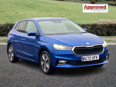 Used Skoda Fabia SE L 2022 Blue Hatchback