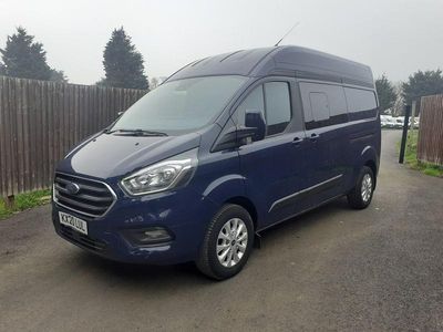 Begagnad Ford Transit Custom Limited 170 HK (125 kW) 2020 Blå Van