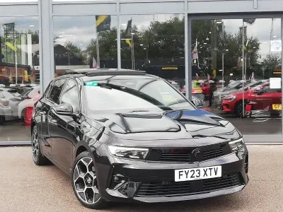 Used Vauxhall Astra Ultimate 130 HP (95 kW) 2023 Black Hatchback