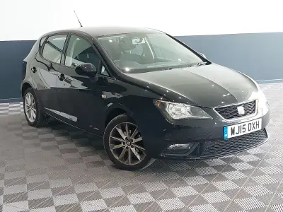 Used Seat Ibiza 85 HP (62 kW) 2015 Black Hatchback