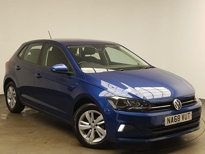 Used VW Polo SE 75 HP (55 kW) 2018 Blue Hatchback