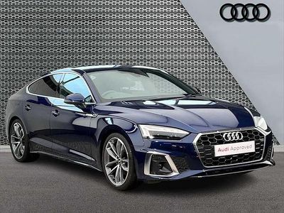 Used Audi A5 Sportback S-Line 161 HP (118 kW) 2022 Blue Hatchback