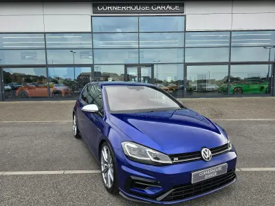 Used VW Golf VII R 310 HP (228 kW) 2017 Blue Hatchback