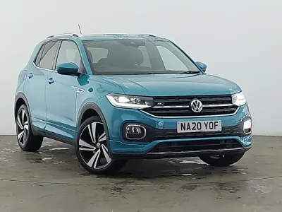 Used VW T-Cross R-line 115 HP (84 kW) 2020 Blue SUV
