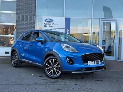 Used Ford Puma Titanium 125 HP (91 kW) 2023 Desert island blue Hatchback