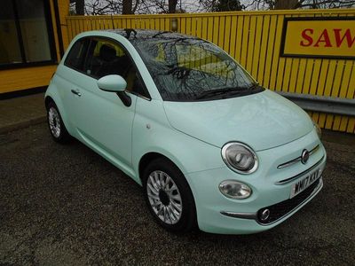 Used Fiat 500 Lounge 69 HP (50 kW) 2017 Green Hatchback