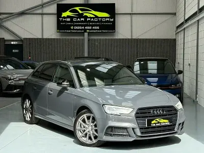 Used Audi A3 Black Edition 150 HP (110 kW) 2019 Grey Sedan
