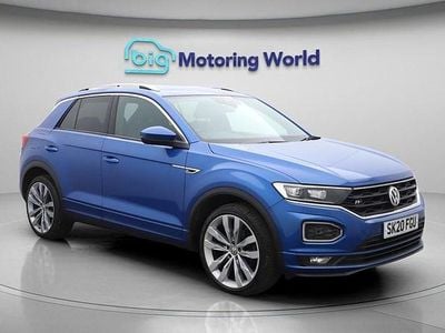 Used VW T-Roc R-line 150 HP (110 kW) 2020 Blue SUV