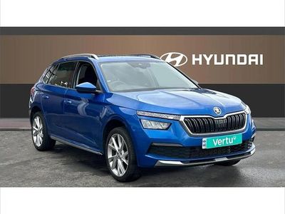 Used Skoda Kamiq SE L Executive 115 HP (84 kW) 2023 Blue SUV