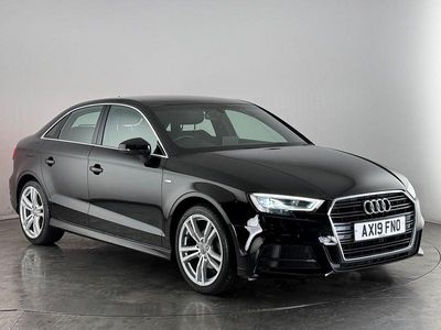Black Used 2019 Audi A3 S-Line Sedan | £16,150 (Good price)