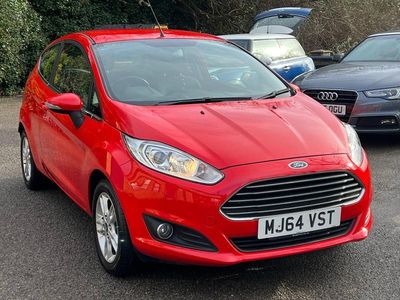 Used Ford Fiesta Zetec 82 HP (60 kW) 2014 Red Hatchback