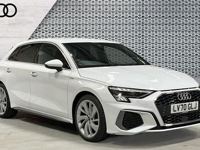 White Used 2020 Audi A3 S-Line Hatchback | £18,250 (Fair price)