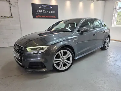 Used Audi A3 Sportback S-Line 150 HP (110 kW) 2019 Grey Hatchback