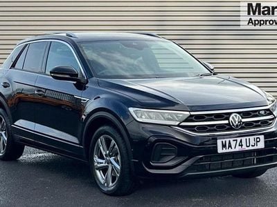 Black Used 2024 VW T-Roc R-line SUV | £26,250 (Fair price)