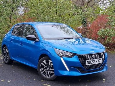Blue Used 2022 Peugeot 208 Allure Premium Hatchback | £13,998 (Fair price)